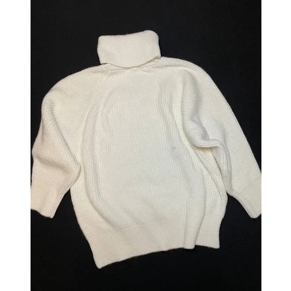 MANGO Women's Turtleneck Knitted Sweater Size L - Picture 7 of 9